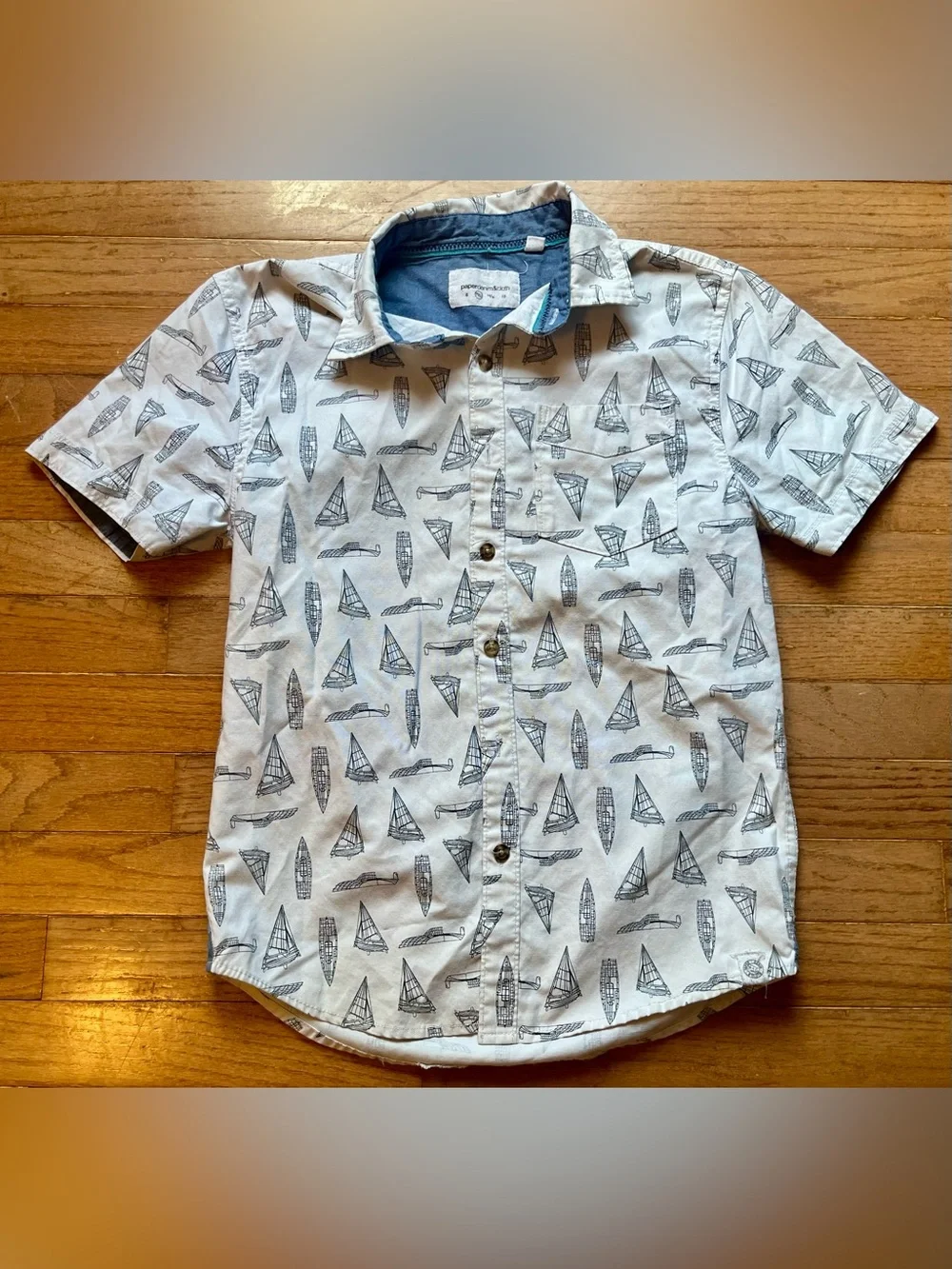 Kid’s Sailboat Button Down
